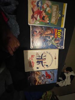 4 vhs tapes