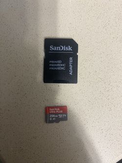 San Disk: Adapter And 256gb