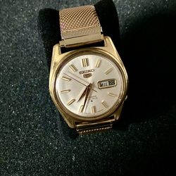 Vintage gold Seiko automatic
