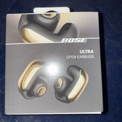 Bose ultra open earbuds blac/gold BRAND NEW