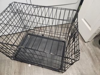 Cage of dog medium