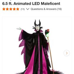 Malificent 6.5' Animated LED Halloween Decor