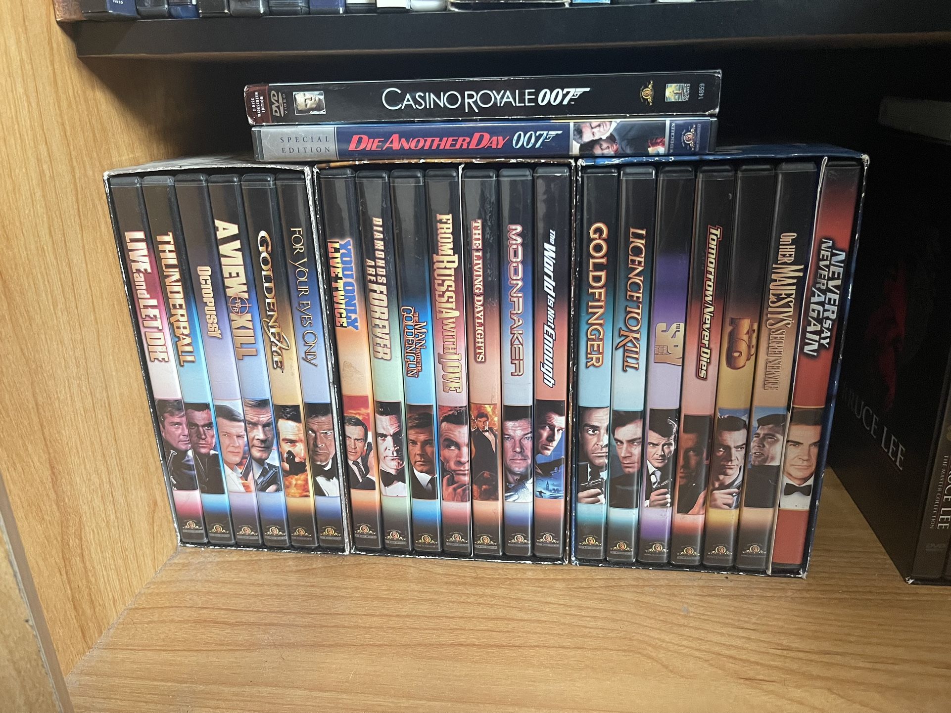 James Bond 007 DVDs 3sets Plus 