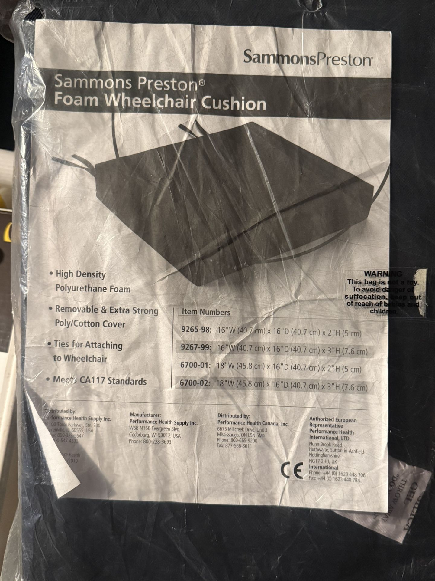 Sammons Preston Foam Wheelchair Cushion