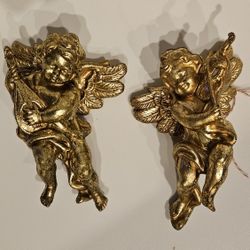 Vintage French CHERUB ORNAMENTS 