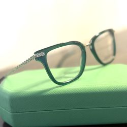 Swarovski Crystal Green Glasses $450 OBO