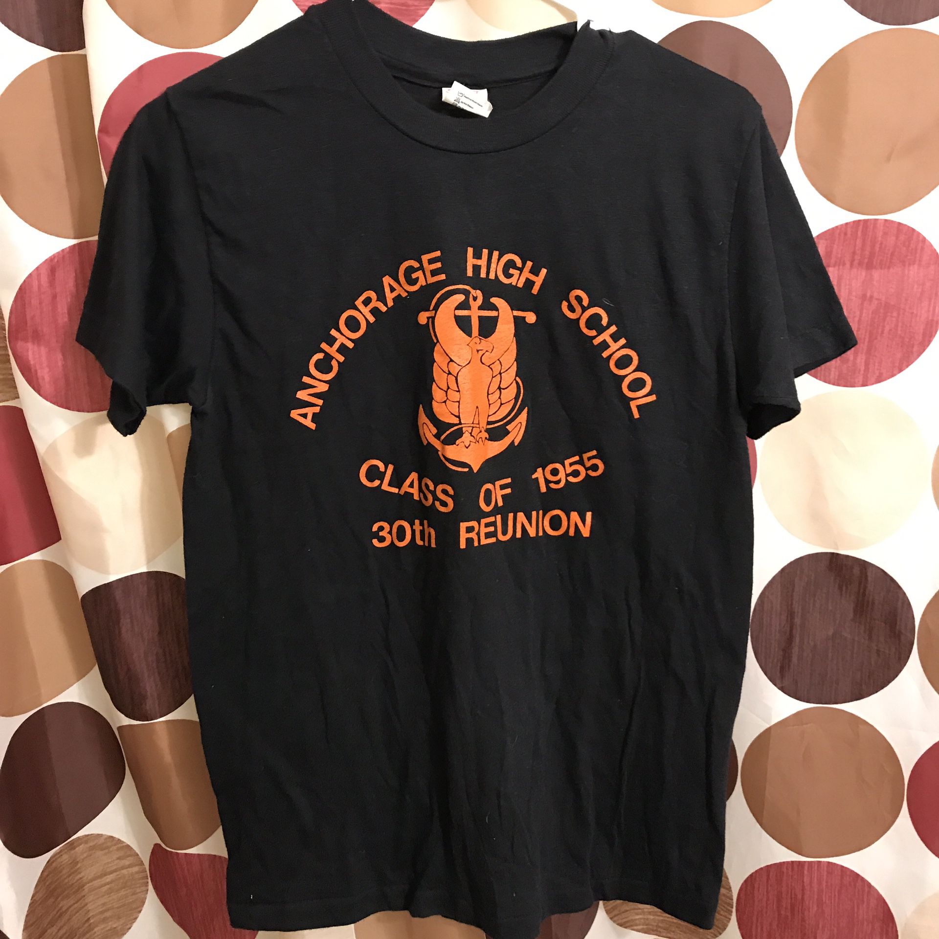 Vintage 1985 Single Stitch T-Shirt Anchorage High School Reunion Men’s Medium