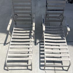 Aluminum Reclining Pool Lounge chairs 