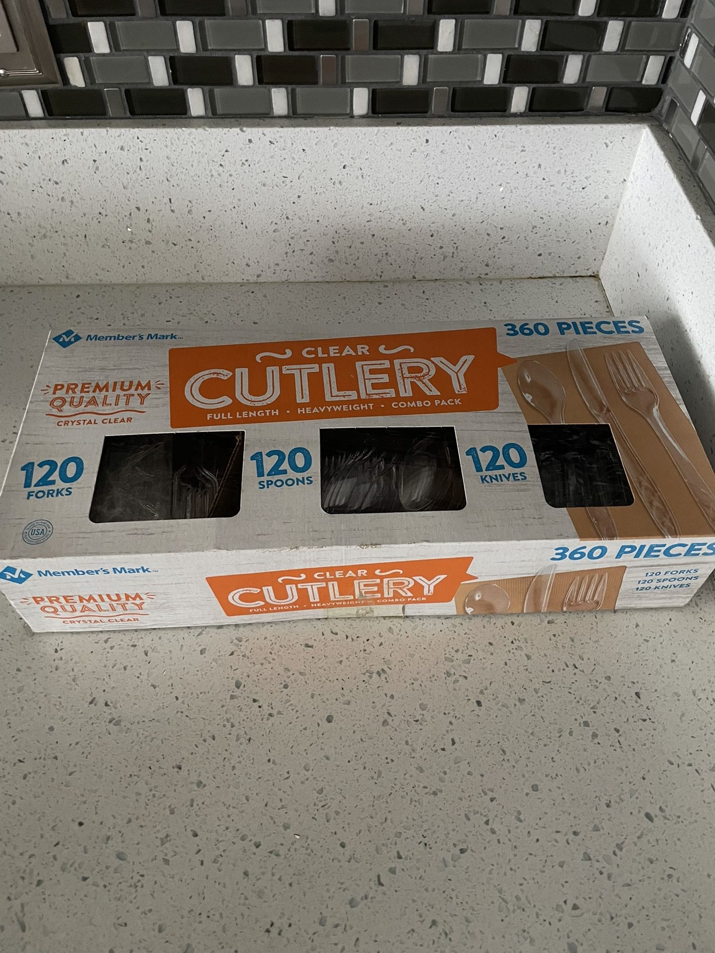 Member’s Mark Clear Cutlery Combo Pack 360 Piece