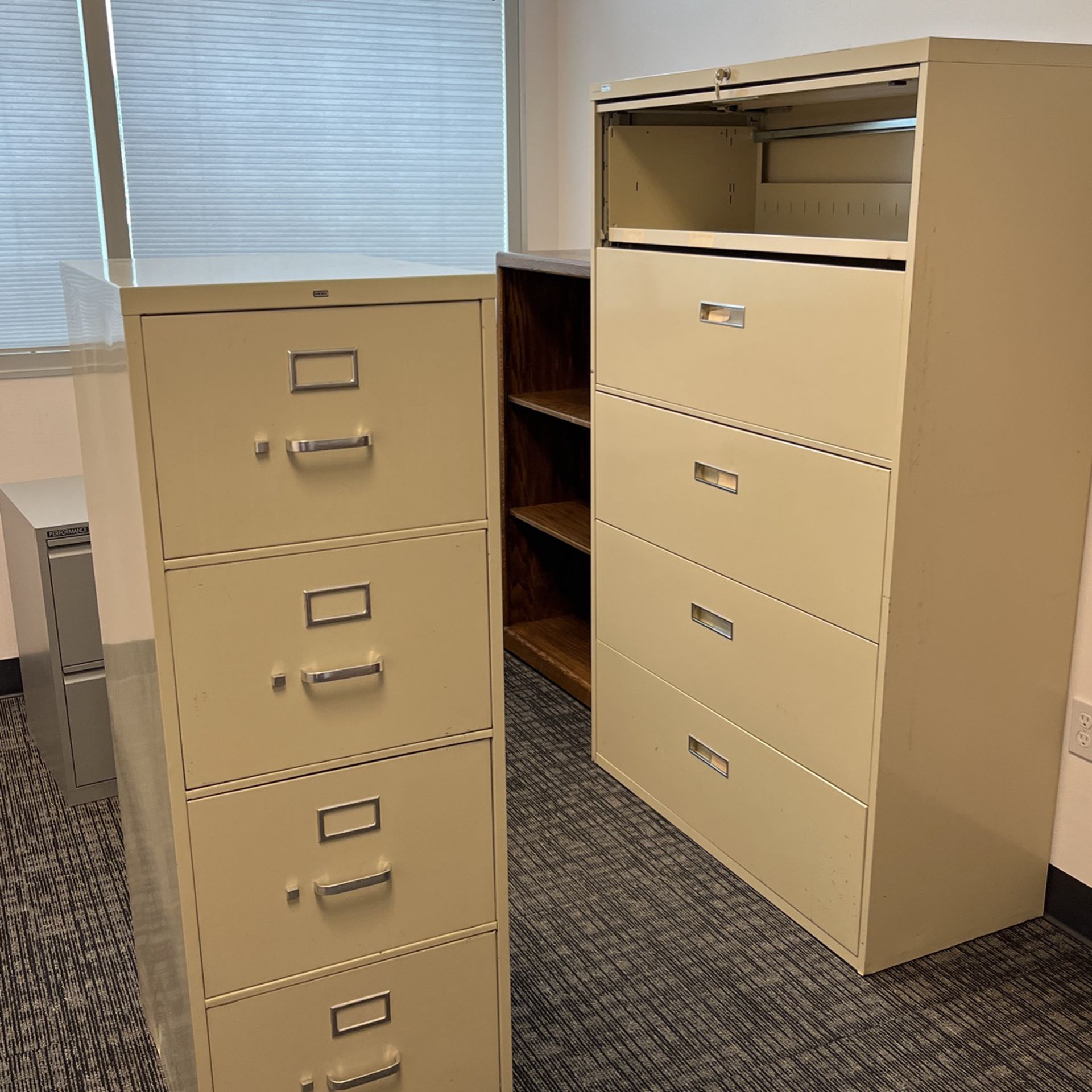 Bookshelves and File Cabinets 