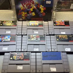 Super Nintendo Games - 