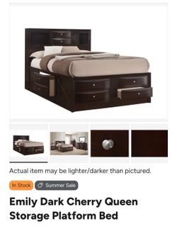 Queen Wood Bed frame