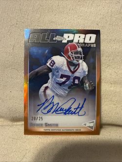 Bruce Smith All-Pro Autograph Orange /25