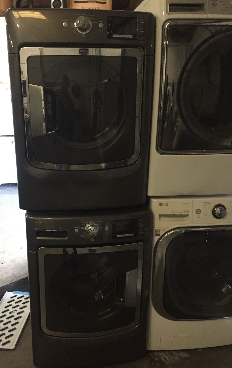Maytag Maxima Front load washer and dryer