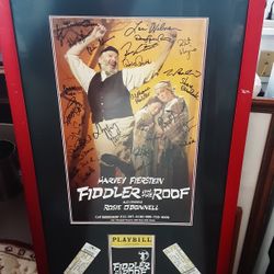 Broadway Play Autographed Poster By Cast