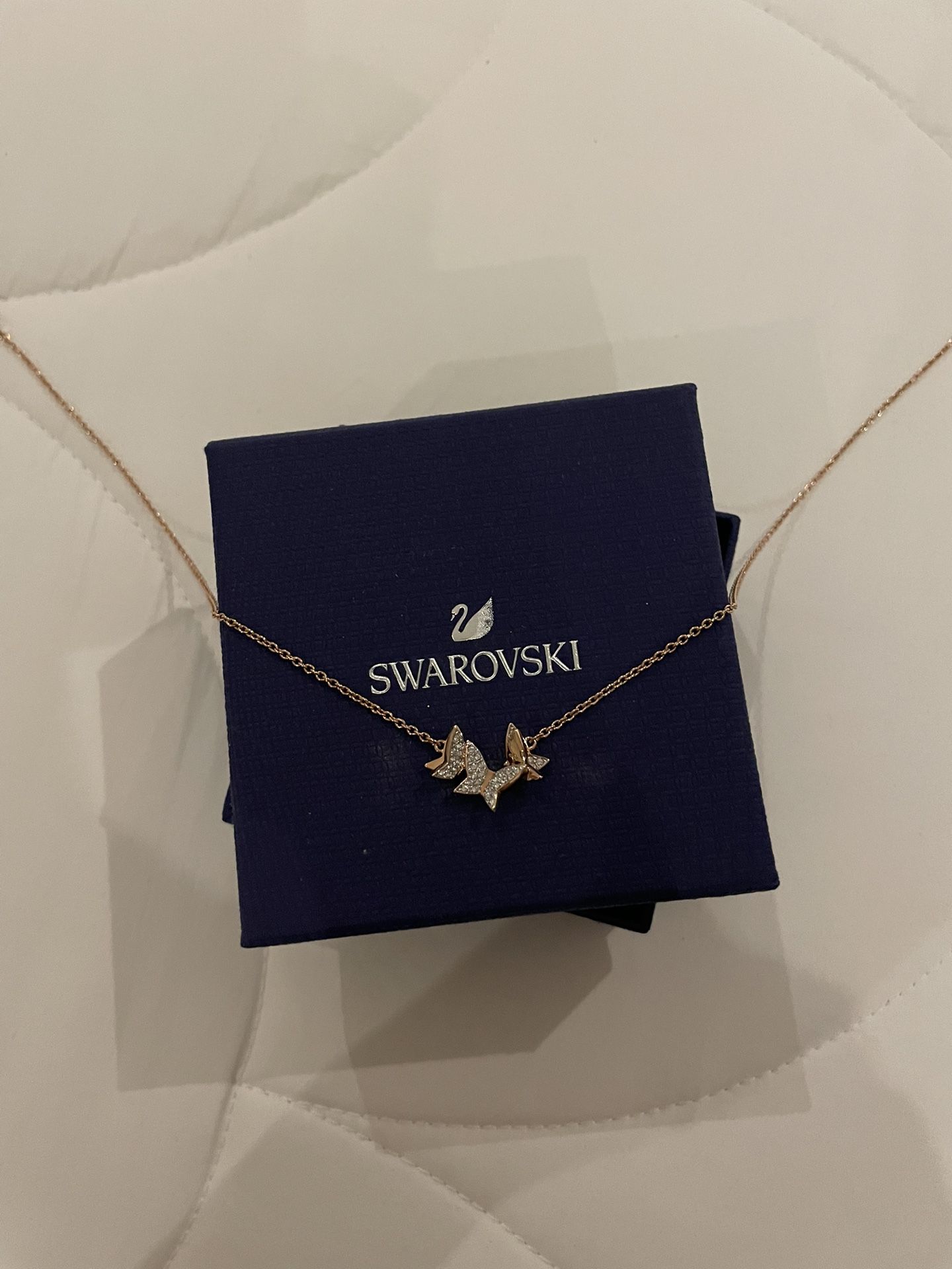 swarovski butterfly necklace