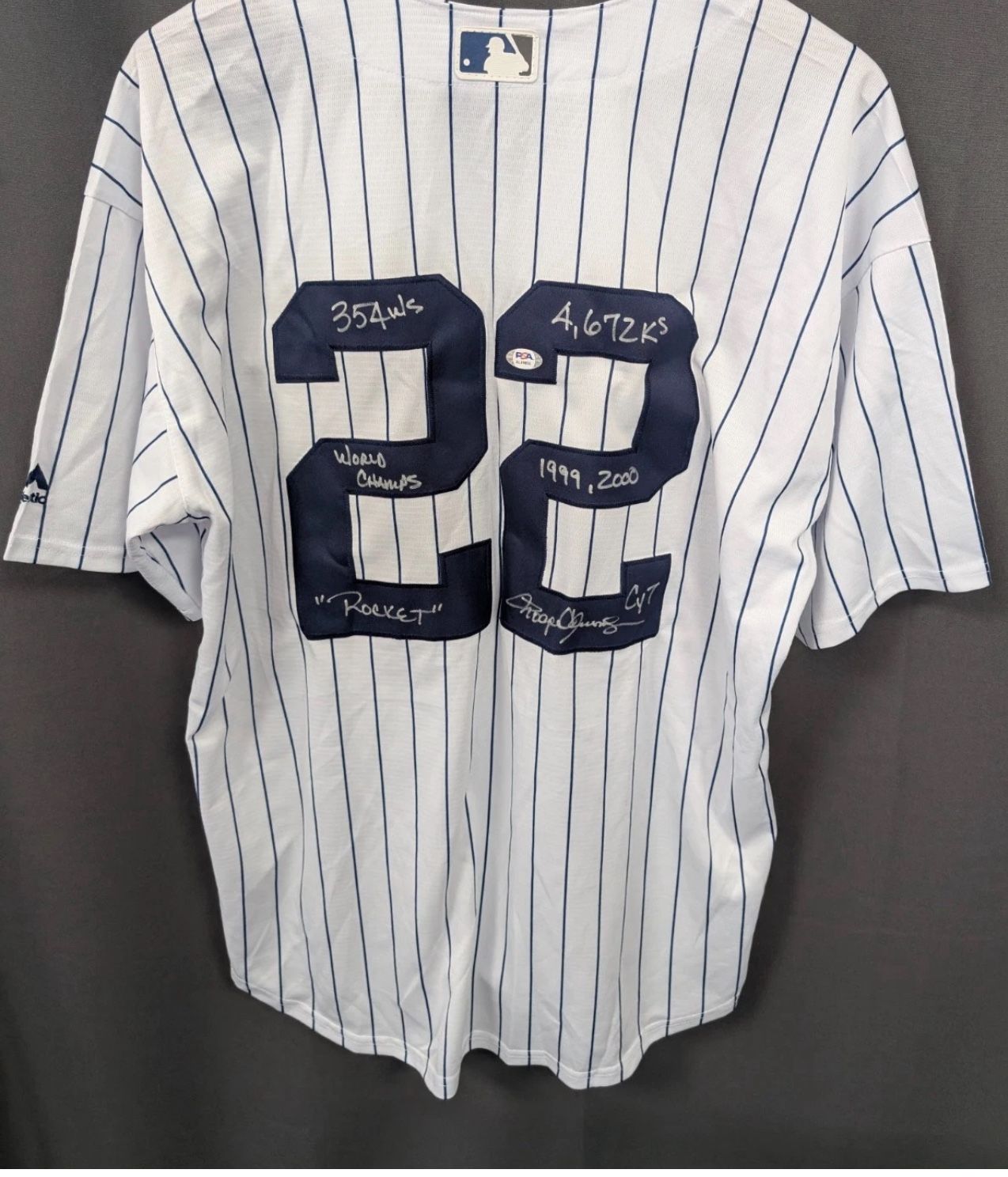 Roger Clemens Signed Jersey With COA