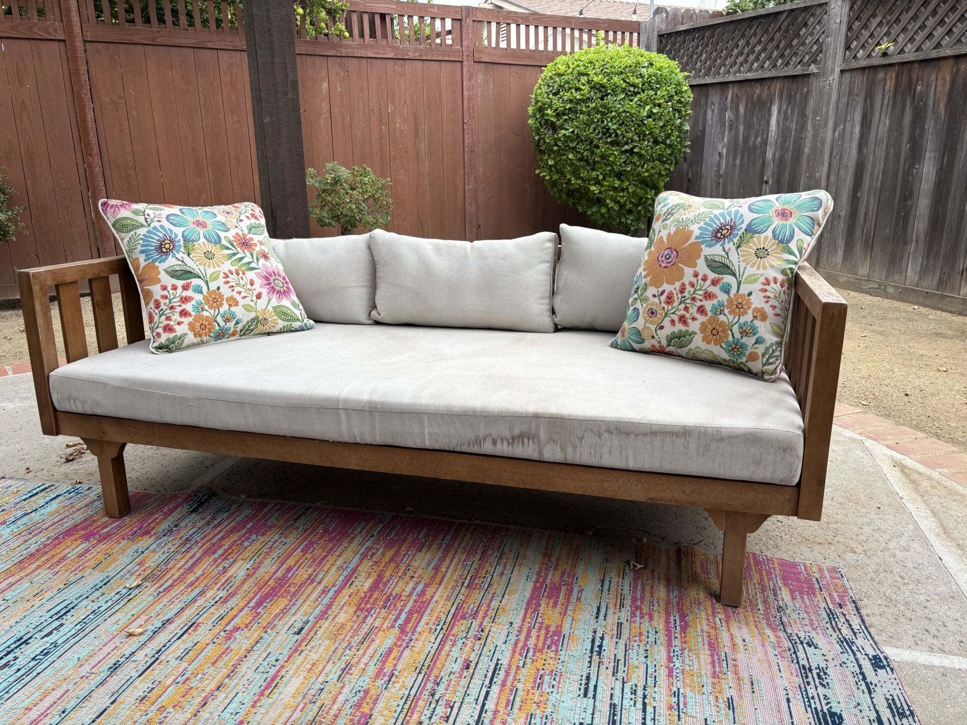 Wooden Outdoor Sofa