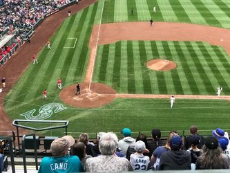 Mariners vs. St. Louis Cardinals (actual first row of this section)