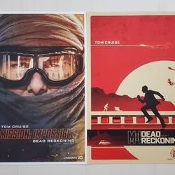 Mission Impossible Dead Reckoning Part 1 11x17 Movie Poster M:I Limited Edition 

Buyer will receive two posters in picture. Brand new and limited edi