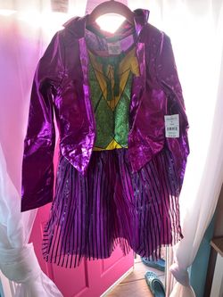 Girls joker costume new never used