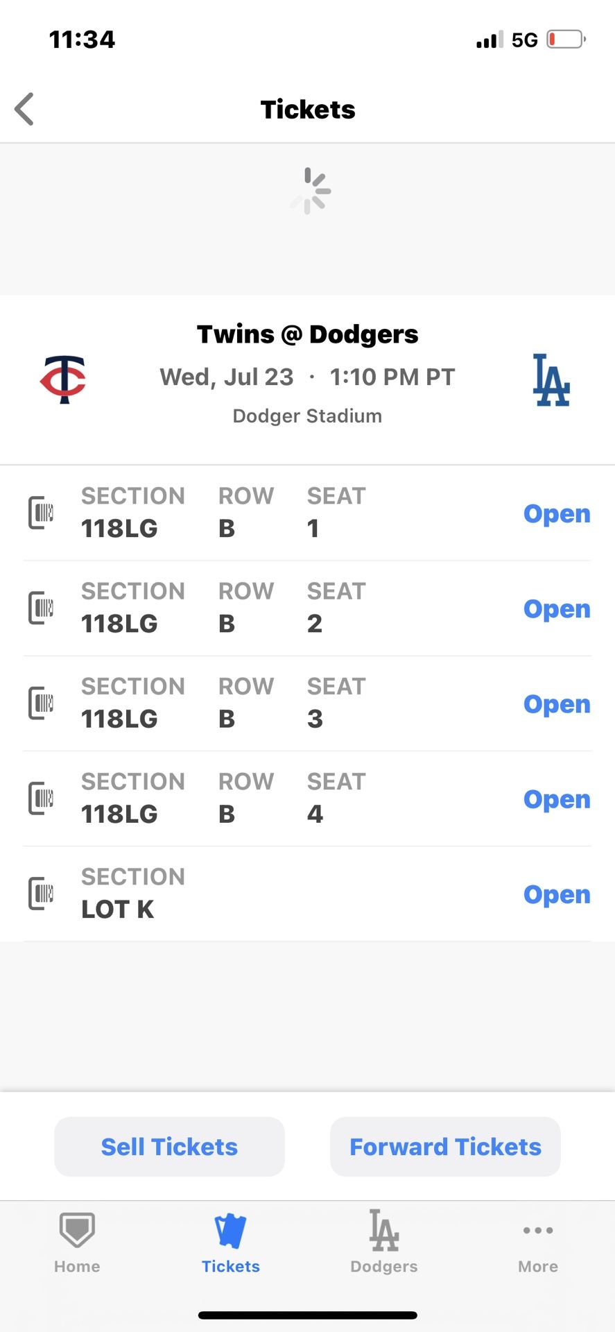 Dodger Tickets