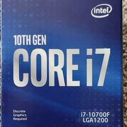 Intel Core I7-10700F Processor
