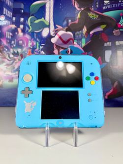 Nintendo 2DS Light Blue Pokémon Sun and Moon  Pikachu variant