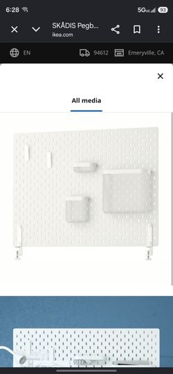 Slat wall peg board IKEA over $400 worth in great shape