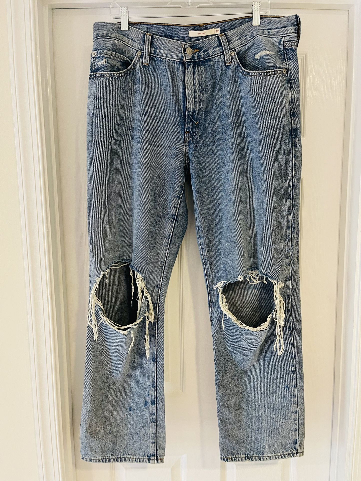 Levi's Women's Mid-Rise '94 Baggy Straight Leg Denim Jeans Size 32x31