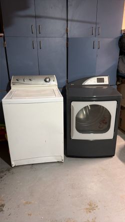 Maytag Washer & GE Dryer
