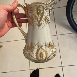 Hand Painted Antique 
