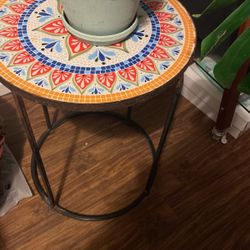 Mosaic End Table