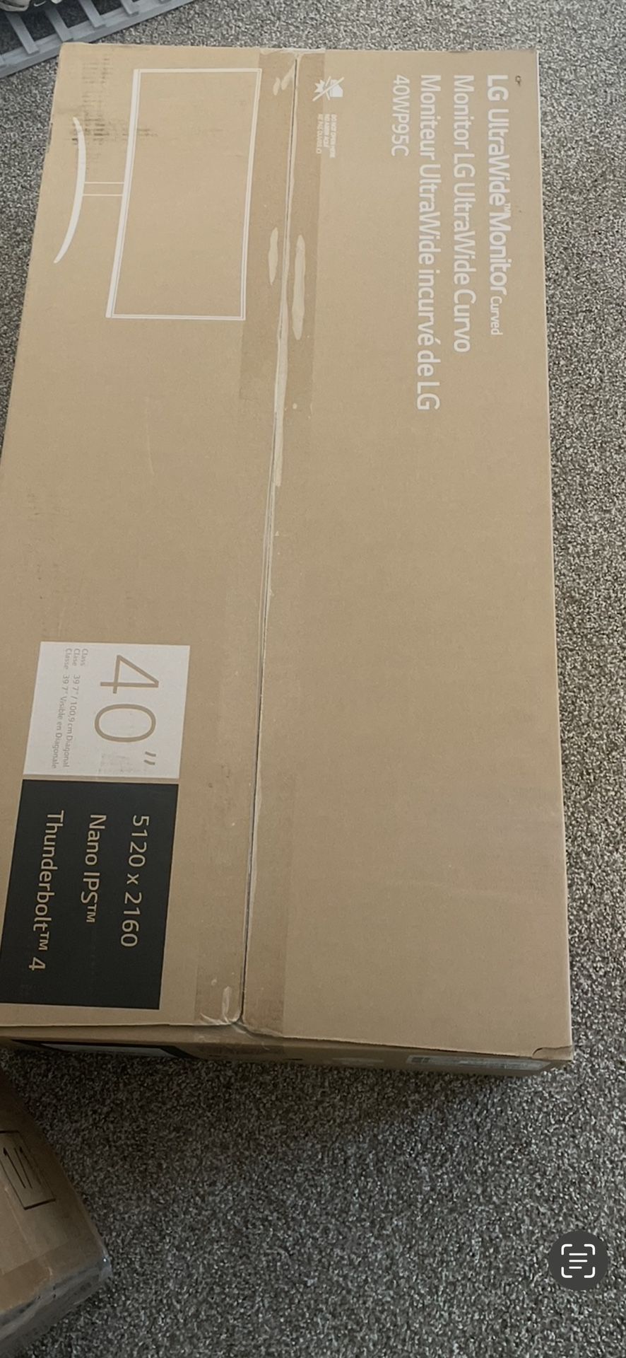 LG 40" Curved UltraWide® 5K2K Nano IPS Monitor