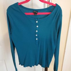 Long Sleeve Girls Kids Top Size Xl