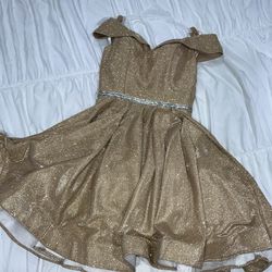 Glamour Gold Dress 