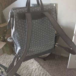 Gray Goyard Backpack