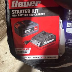 Bauer Starter Kit 5ah Battery And Charger