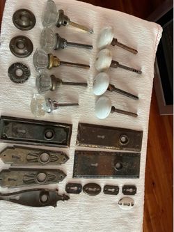 Antique door knobs & hardware.
