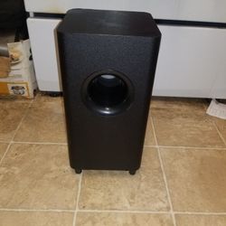 2.1 channel, Subwoofer Wohome #s18 60watts. Subwoofer only no sould bar
