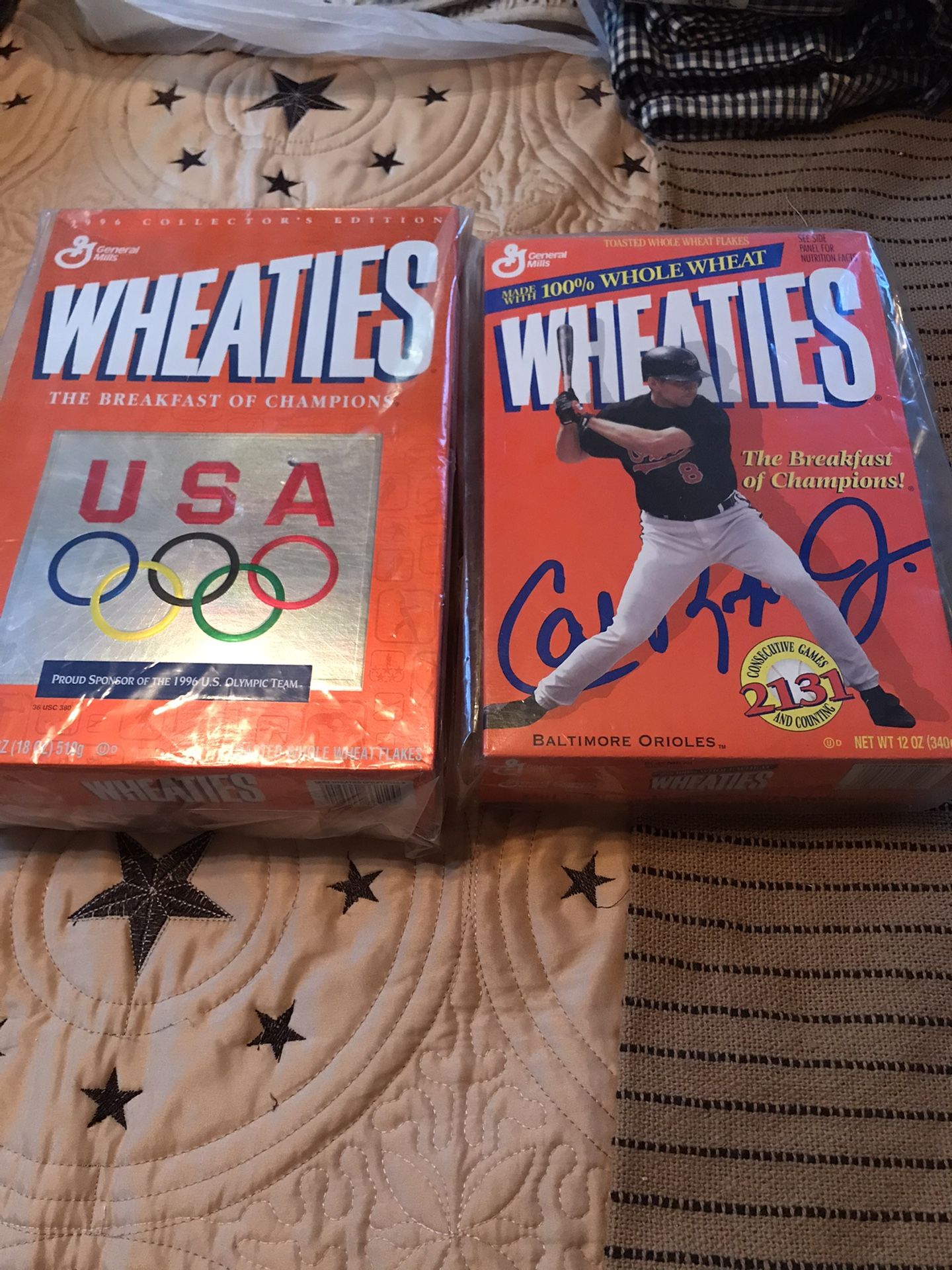Vintage cerea boxes