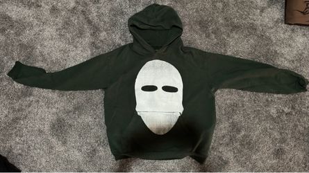 Yeat 2093 Balaclava/Mask Hoodie Dark Green - Size XL (Official Merch)