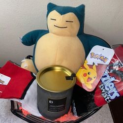 Snorlax Pokemon Gift Basket !