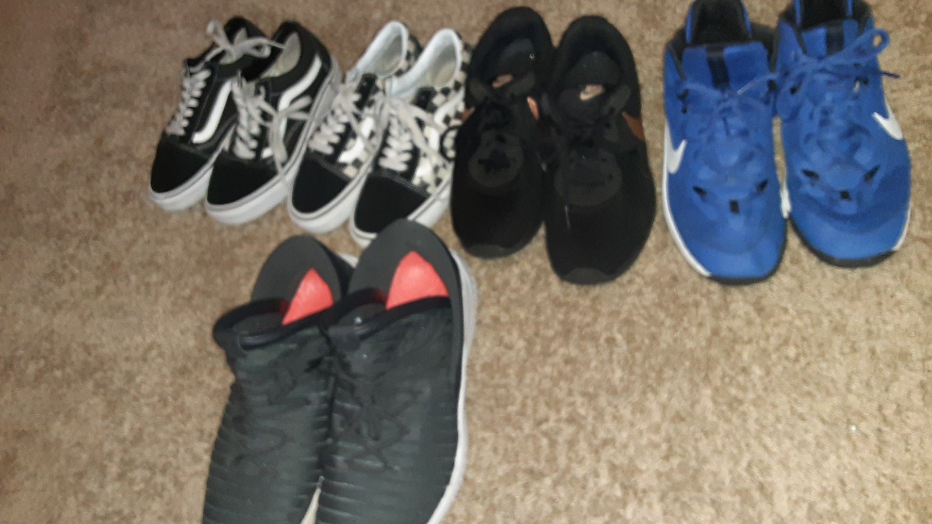 Jordan Vans Nike Shoe Lot