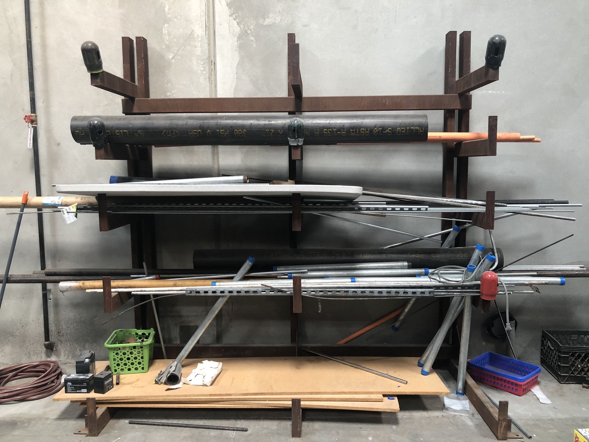 FREE - Pipe Rack 96” Wide 96” Tall