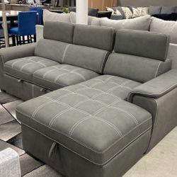 Diego Sleeper Sectional 😴 No Needed Credit Check ‼️Next Day Delivery $1249