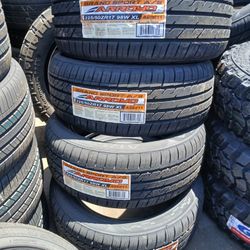 4 New Tires Installed/ 4 Llantas Nuevas Instaladas 225/50/17 Arroyo Tires 