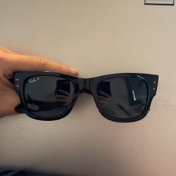 Ray Ban Polarized Sunglasses Mega Wayfarer