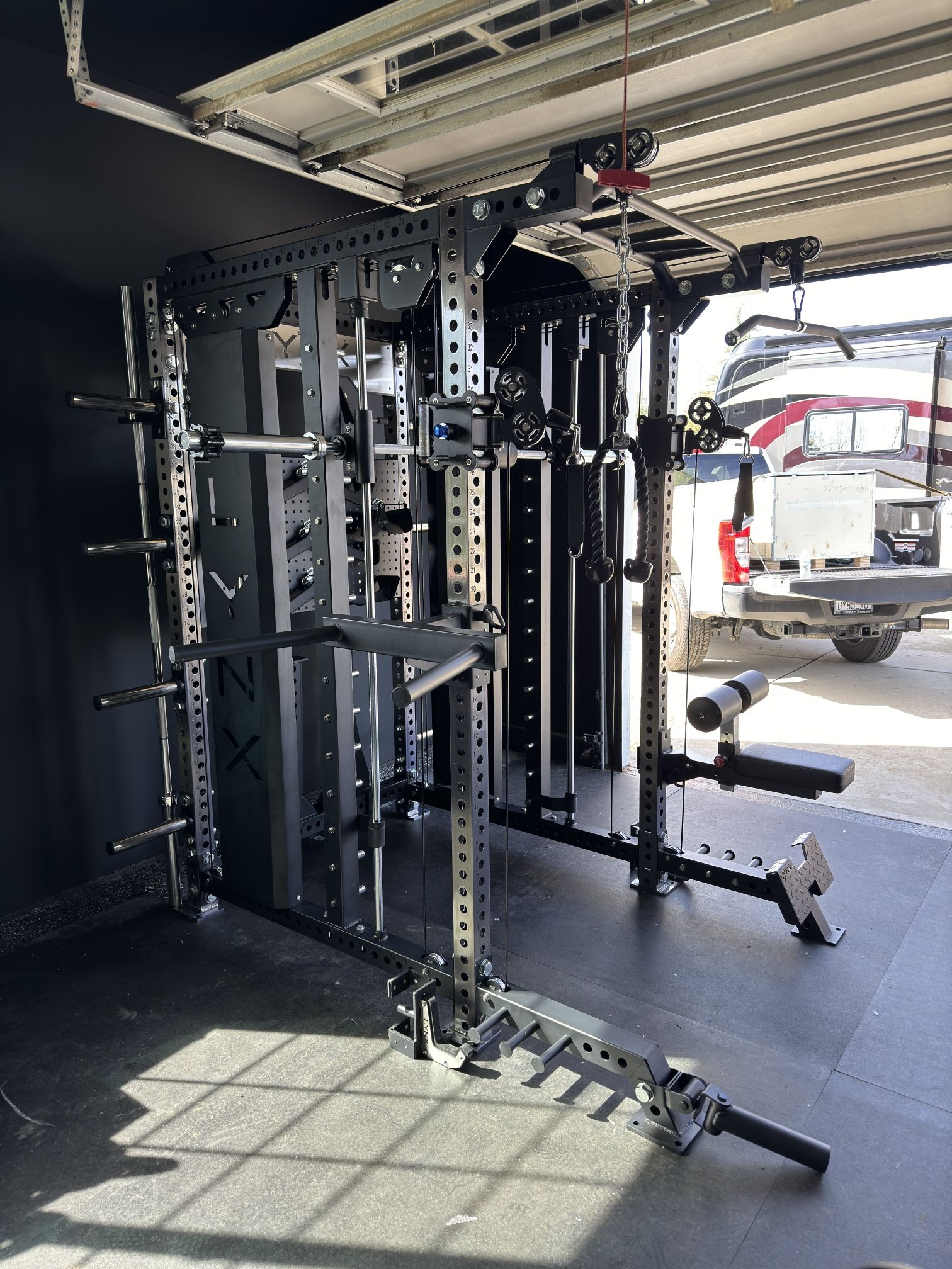 PRO Series Rack🔹All In One Home Gym🔹Dual Cable Machine🔹Smith Machine🔹Squat Rack