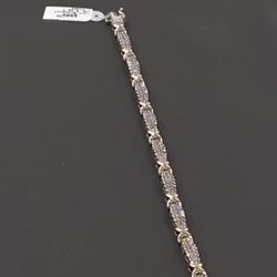 Link Bracelet  10k 9.4g 